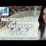 Puck it with Jo of @SportsGrid @SportsGridTV 1/20/24 NHL Picks, Props and Predictions