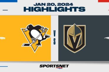 NHL Highlights | Penguins vs. Golden Knights - January 20, 2024