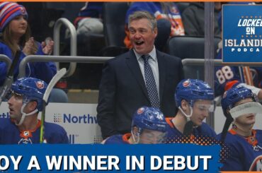 The New York Islanders Win In OT as Patrick Roy Has a Successful Isles Coaching Debut