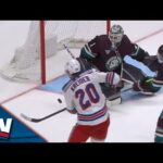 Chris Kreider Knocks His Own Rebound Out Of The Air To Ice The Game