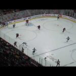 Nikita Okhotiuk of the San Jose Sharks scores vs. the Montreal Canadiens 1/11/24