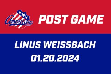 Linus Weissbach Post Game | 01.20.2024