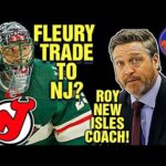 Marc Andre Fleury Trade To The NJ Devils? Patrick Roy New Head Coach Of NY Islanders