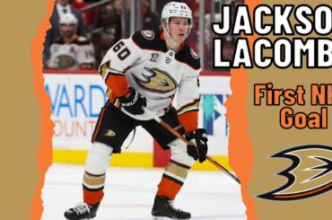 Jackson LaCombe #60 (Anaheim Ducks) first NHL goal Jan 20, 2024