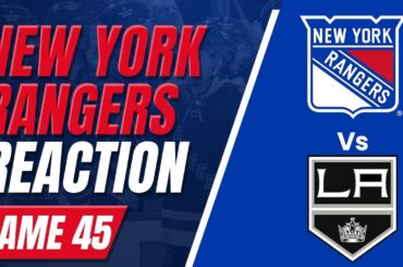 Ranger Fan Reaction Game 45┃NYR-1 LAK-2! NO COMPETE IN NEW YORK!