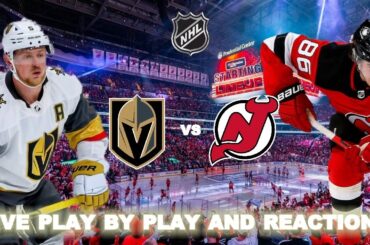 Vegas Golden Knights vs New Jersey Devils Live Play-By-Play & Reactions