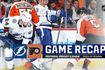 Lightning @ Flyers 1/23 | NHL Highlights 2024