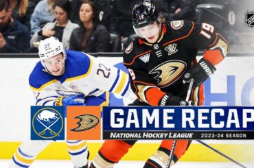 Sabres @ Ducks 1/23 | NHL Highlights 2024