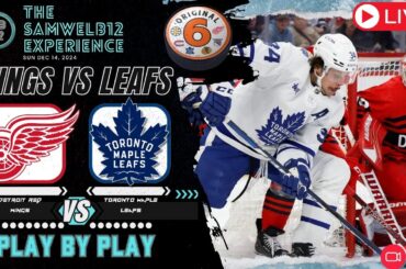 DETROIT RED WINGS vs. TORONTO MAPLE LEAFS | Live NHL hockey play by play