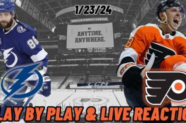 Tampa Bay Lightning vs Philadelphia Flyers Live Reaction | NHL Play by Play | Lightning vs Flyers