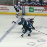 Kevin Shattenkirk hipchecks Alex Pietrangleo