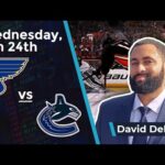 St. Louis Blues vs Vancouver Canucks Prediction, 1/24/24: Free NHL Betting Pick from David Delano