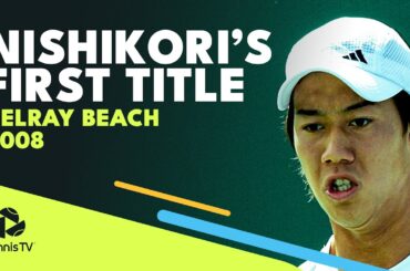 18-Year-Old Kei Nishikori Wins First ATP Title vs Blake Ranked 244 In The World! | Delray Beach 2008