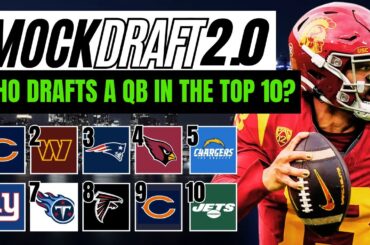 Mock Draft 2.0: picks 1-10 of the 2024 NFL Draft | Caleb Williams, Drake Maye, Jayden Daniels