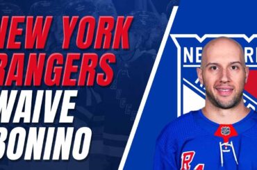 The New York Rangers Place Nick Bonino On Waivers! Line Changes + Chytil Skating!