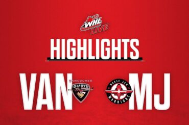 Vancouver Giants at Moose Jaw Warriors 1/13 | WHL Highlights 2023-24