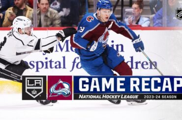 Kings @ Avalanche 1/26 | NHL Highlights 2024