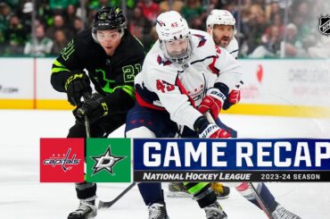 Capitals @ Stars 1/27 | NHL Highlights 2024