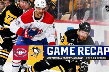 Canadiens @ Penguins 1/27 | NHL Highlights 2024