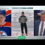 Edmonton Oilers' Zach Hyman Scores a Beauty, Loses it to Offside Challenge vs. Toronto Maple Leafs