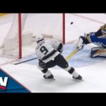 Kings' Adrian Kempe In Disbelief After Missing Wide-Open Blues Net