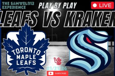 TORONTO MAPLE LEAFS vs. SEATTLE KRAKEN live NHL Hockey | Live gamecast