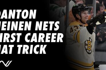 VA Hero Of The Week: Bruins' Danton Heinen Records First Career Hat Trick