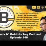 Black N' Gold Hockey Podcast Ep 348 Talking Providence Bruins Hockey With Special Guest Brett Chaves