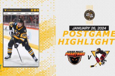 POSTGAME HIGHLIGHTS:  January 26, 2024