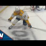 Predators' Philip Tomasino Drives To Net Before Targeting One Top Shelf