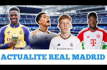 Actualite Real Madrid, Vinicius Jr, Jude Bellingham, Alphonso Davies, Jeremy de Leon