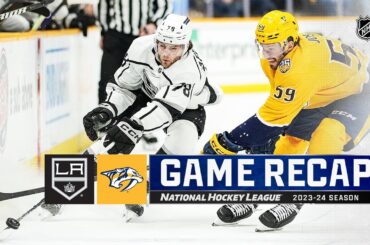 Kings @ Predators 1/31 | NHL Highlights 2024