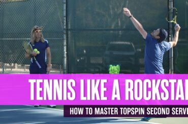 How to Master Slice on the Second Serve with Actor Tyler Johnson: Episode 3 - Tennis Like a Rockstar