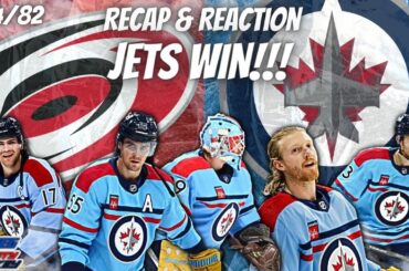 Laurent Brossoit Master Class - 23/24 Winnipeg Jets Game Recap&Reaction 24/82