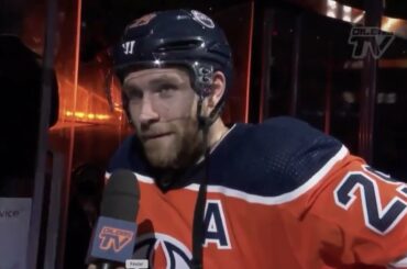 Leon Draisaitl drops F BOMB showing respect towards OILERS fan!! ( Postgame )