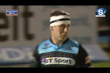 Mark Bennett happy to score Try - Glasgow Warriors v Ulster 18th April 2014