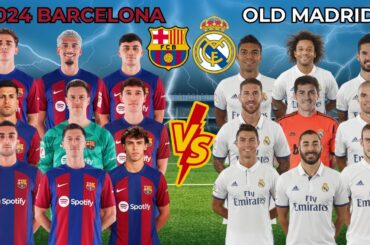 New Barcelona 🆚 Old Real Madrid (Lewandowski, Ronaldo, Felix, Bale, Benzema, Gavi, Sergio Ramos)💪⚽🔥
