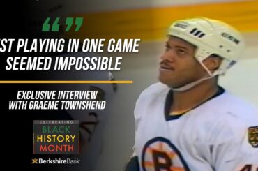 How Graeme Townshend Turned Impossible to 'I'm Possible' as First Jamaican-Born NHL Player