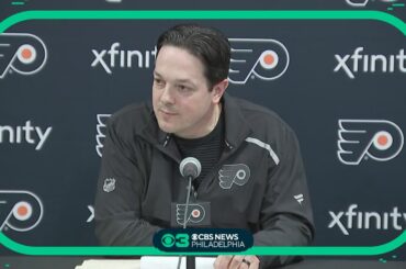 Flyers GM Danny Briere holds midseason press conference