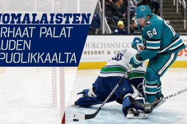 Suomalaisten 25 komeinta suoritusta NHL-kauden alkupuoliskolta | Top 25 Plays from 🇫🇮 in 1st Half