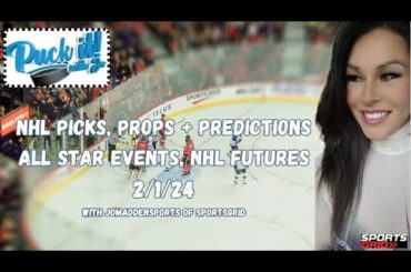 Puck it with Jo of @SportsGrid @SportsGridTV 2/2/24 Let's talk NHL All Star Skilled comp odds