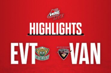 Everett Silvertips at Vancouver Giants 2/3 | WHL Highlights 2023-24