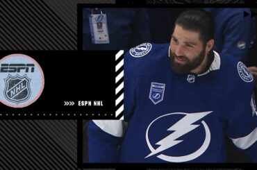 Pat Maroon’s on-ice interview during warmups for Penguins vs. Lightning | NHL on ESPN