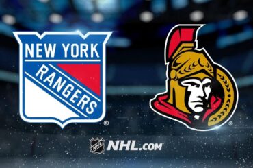 Senators snap skid with 3-2 win against Rangers