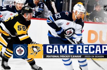 Jets @ Penguins 2/6 | NHL Highlights 2024