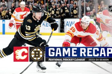 Flames @ Bruins 2/6 | NHL Highlights 2024