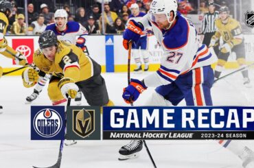 Oilers @ Golden Knights 2/6 | NHL Highlights 2024