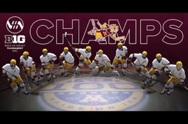 Highlights: Gopher Men's Hockey Wins B1G Tournament Championship with 6-4 Victory vs. Badgers