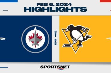 NHL Highlights | Jets vs. Penguins - February 6, 2024