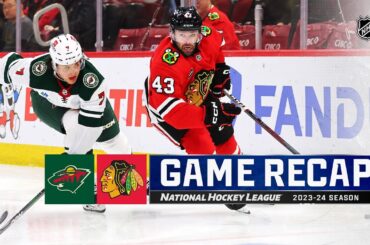 Wild @ Blackhawks 2/7 | NHL Highlights 2024